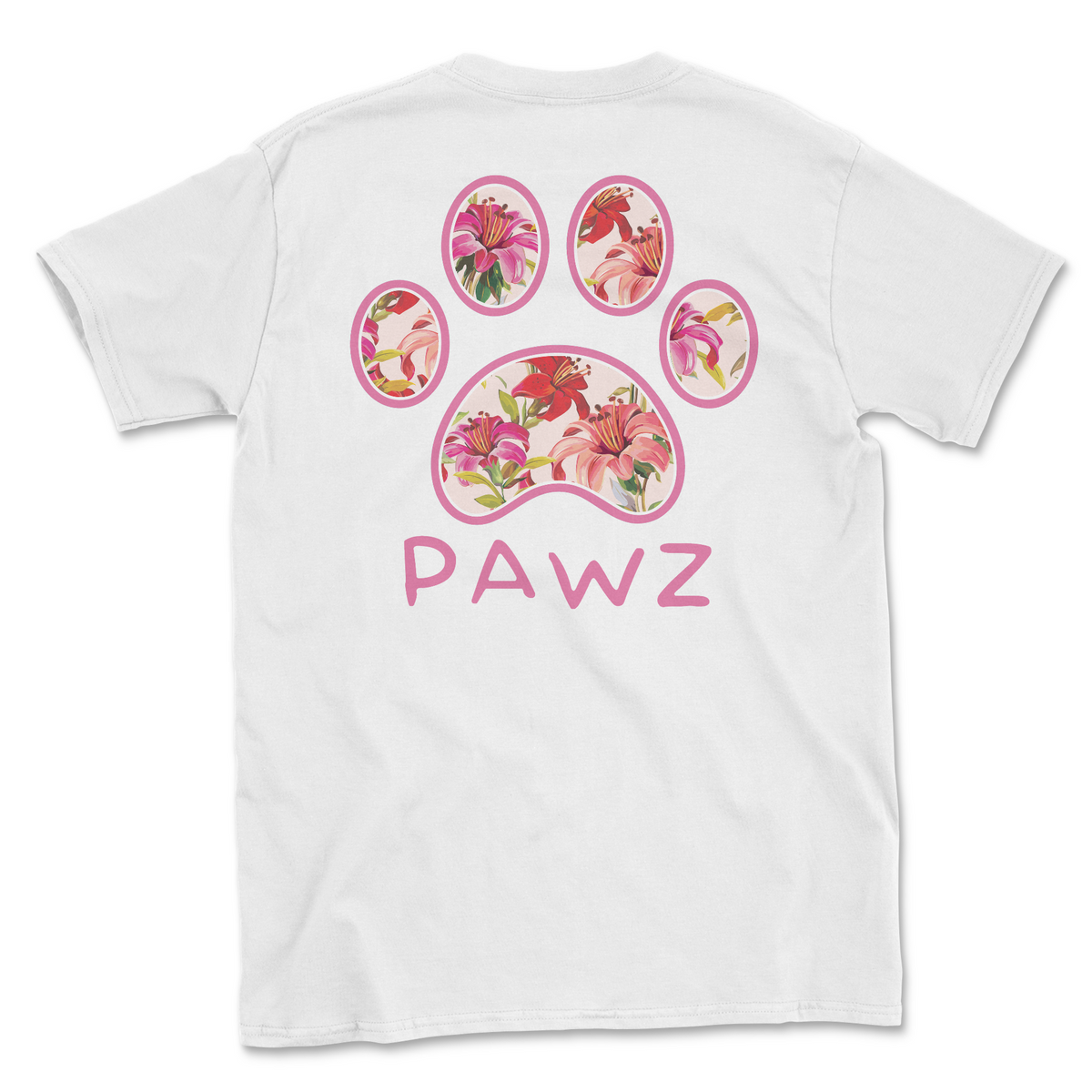 Lily Pawz (Adult Short Sleeve T-Shirt)