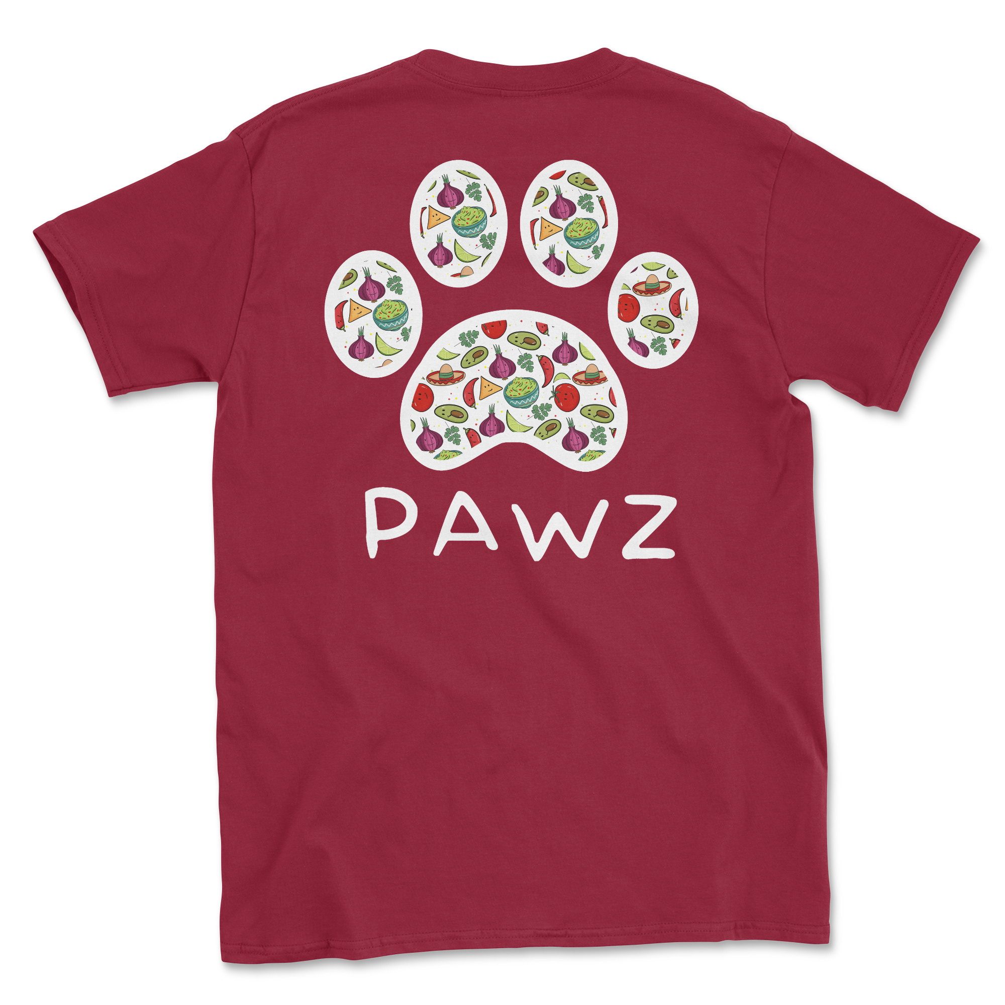 Chips & Salsa Pawz (Adult Short Sleeve T-Shirt)