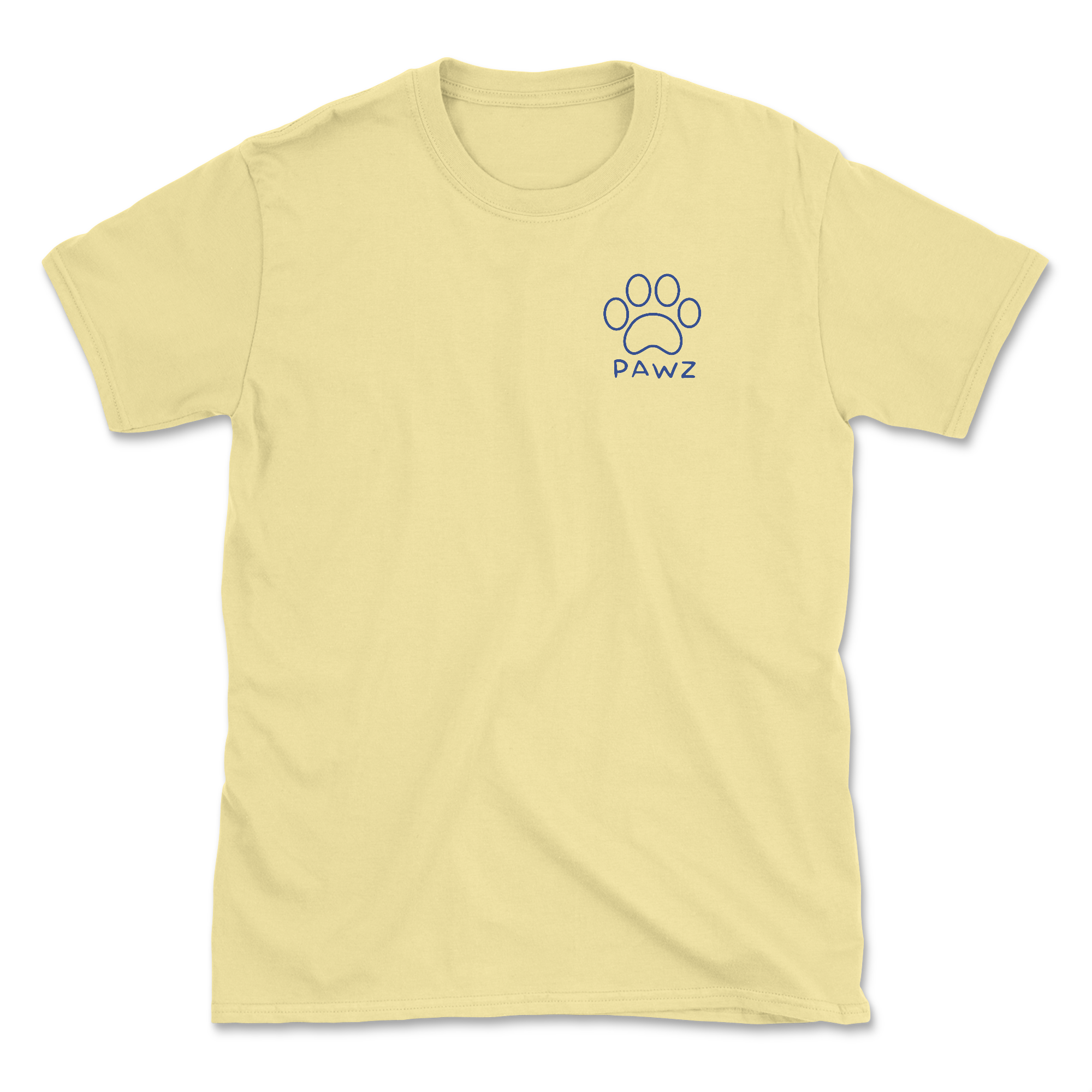 Connecticut Flag Paw (Adult Short Sleeve T-Shirt)