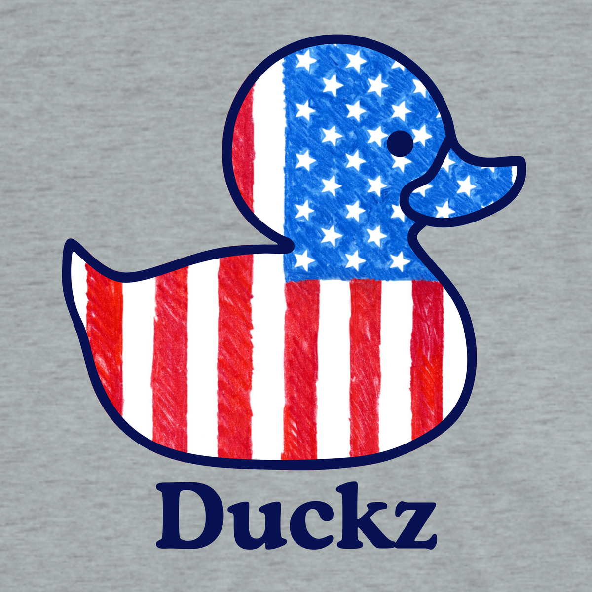 Patriotic Puddle (Adult Short Sleeve T-Shirt)