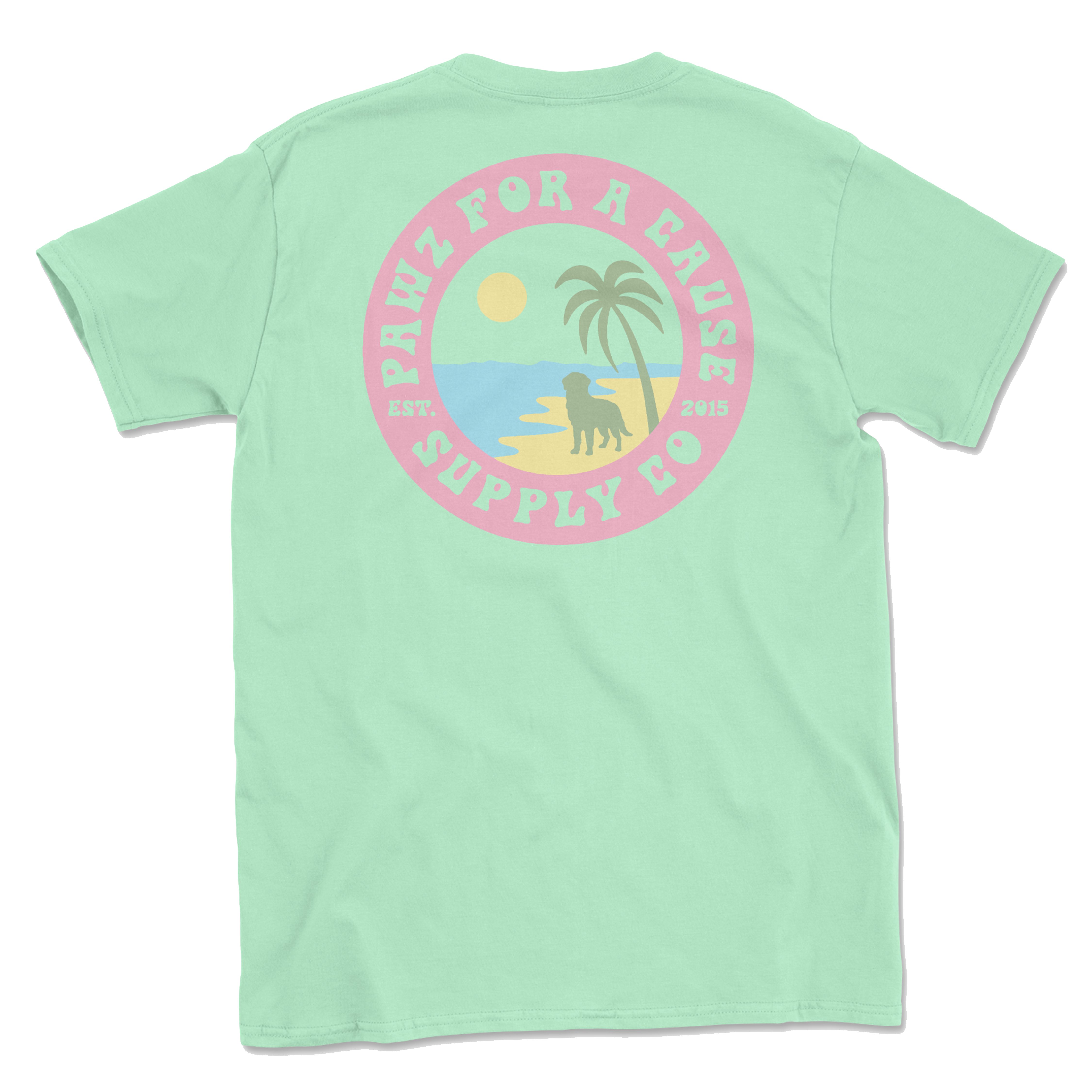 Tropical Pawz (Adult Short Sleeve T-Shirt)
