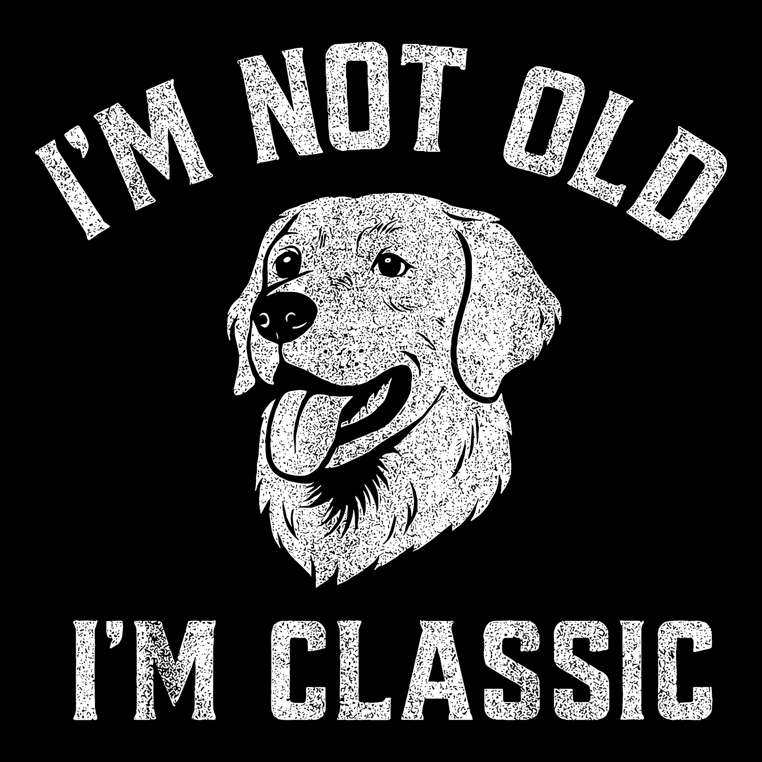 I'm Classic (Front Print) (Adult Short Sleeve T-Shirt)
