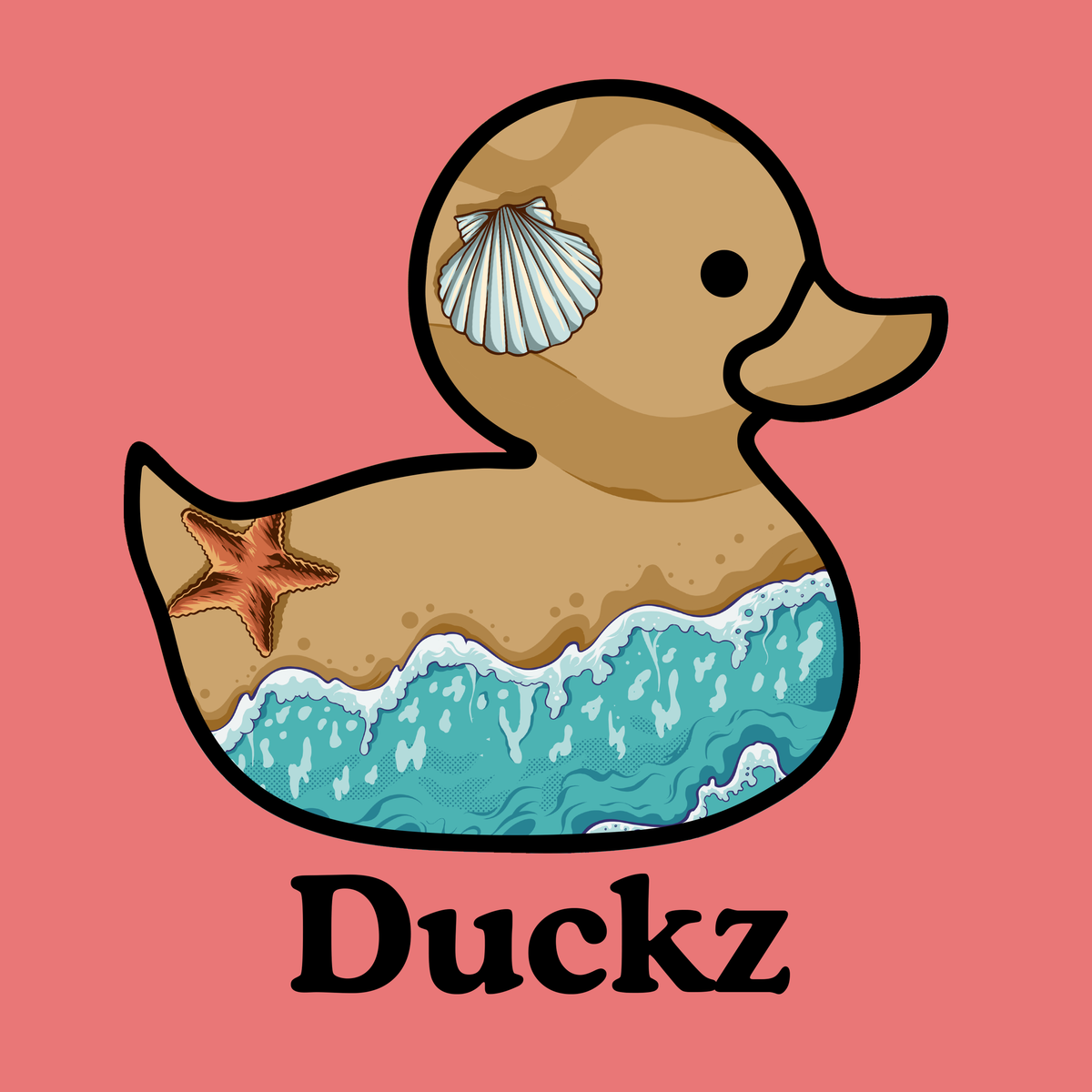 Wave Waddle (Adult Short Sleeve T-Shirt)