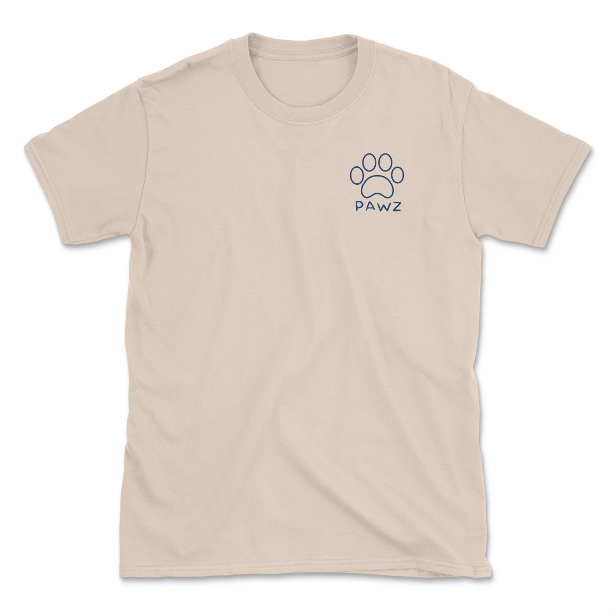 Arizona Flag Paw (Adult Short Sleeve T-Shirt)