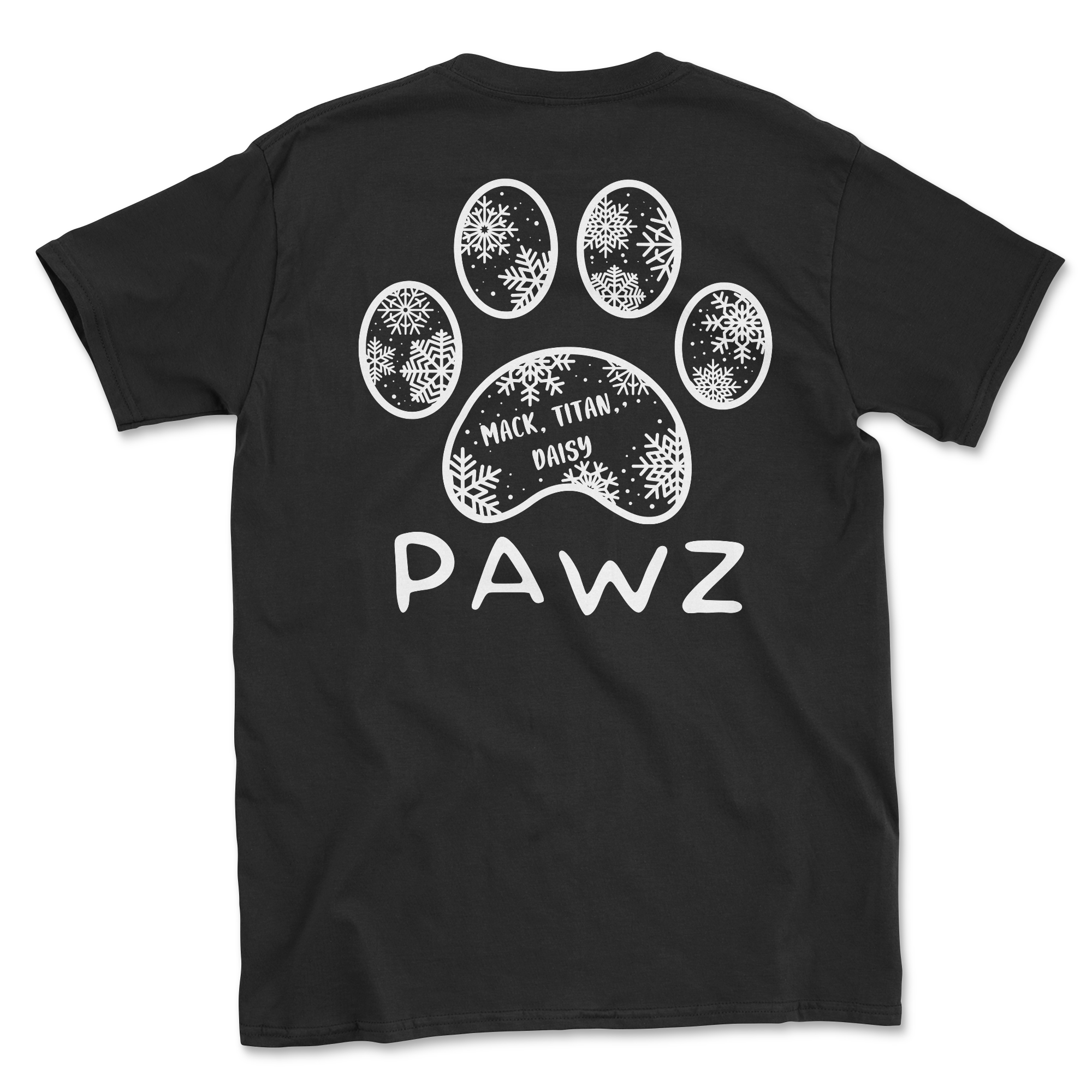 Mack, Titan, Daisy Snowflake (Adult Short Sleeve T-Shirt