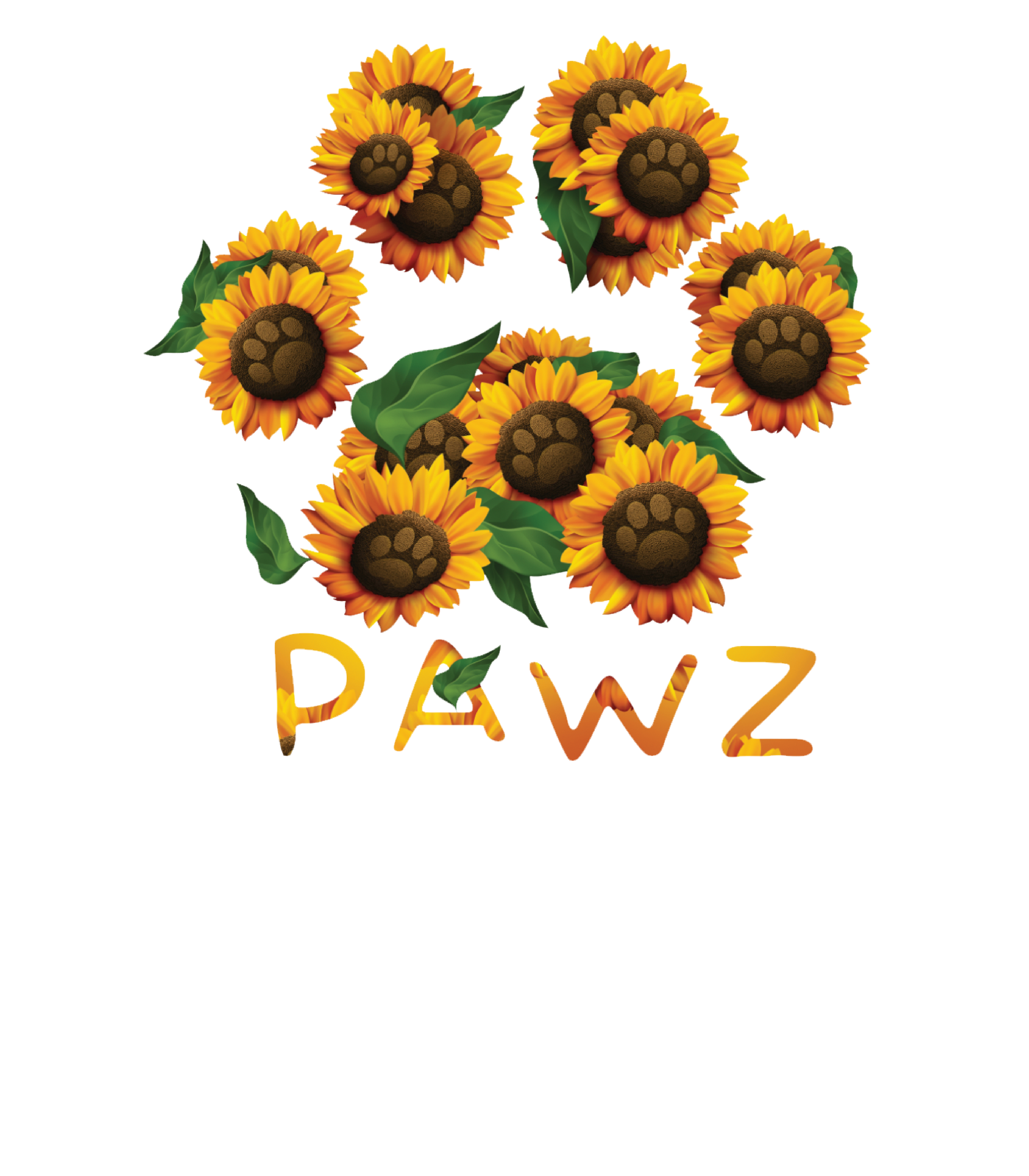 Sunflower Pattern (Adult Hoodie)