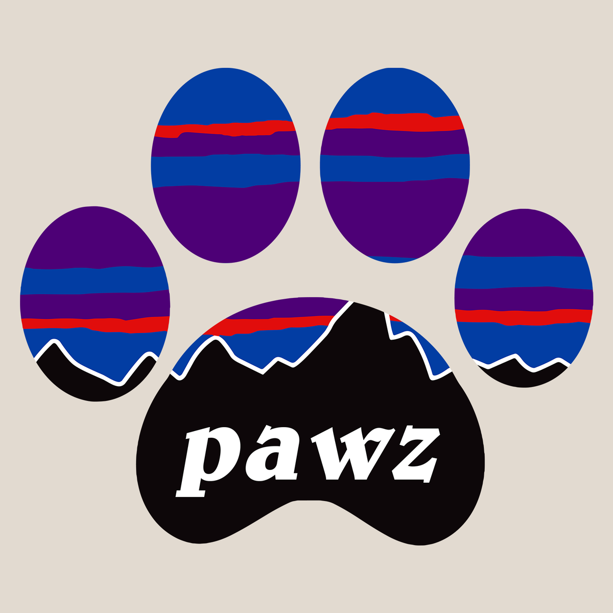 Pawz Peaks (Adult Short Sleeve T-Shirt)