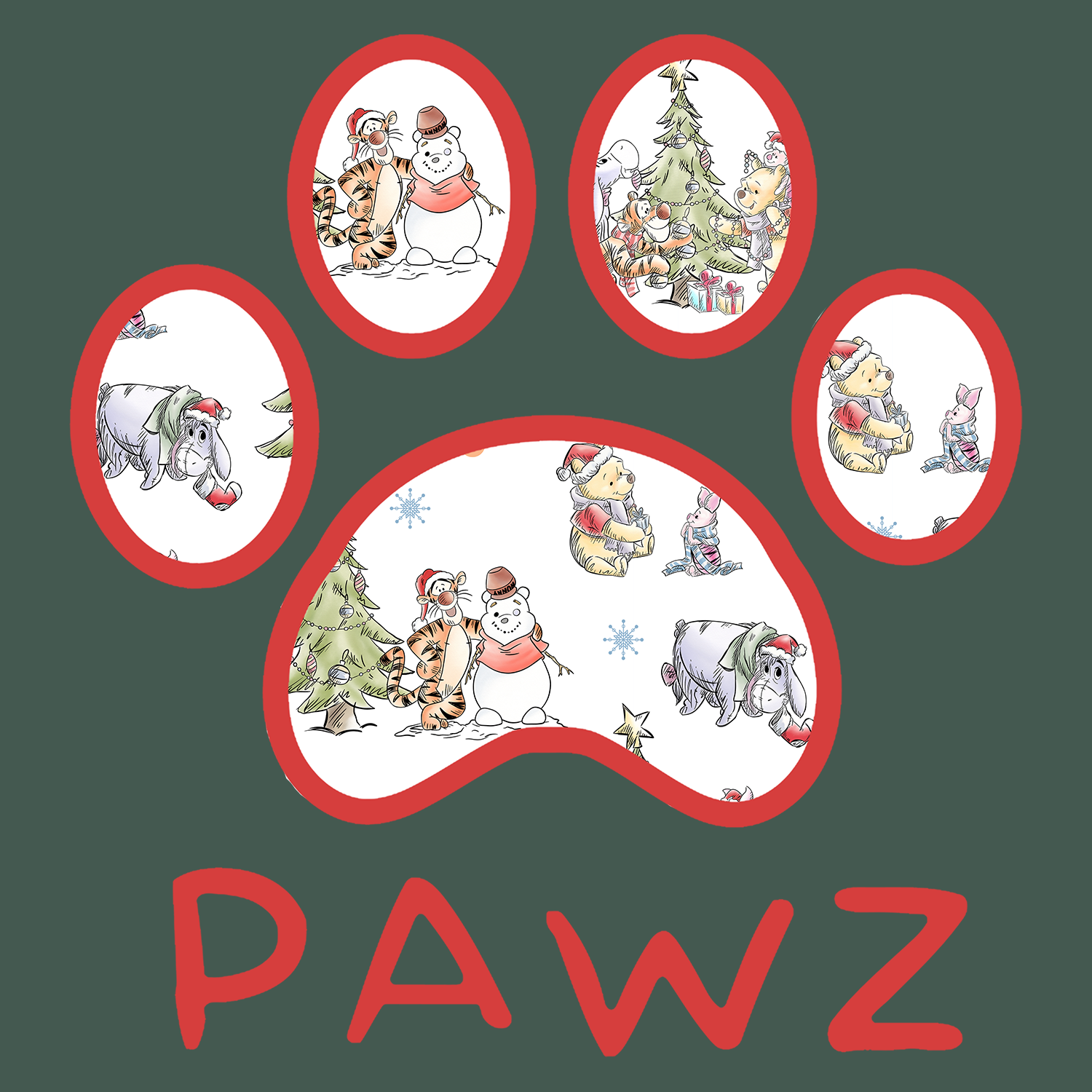 Winnie & Friends (Adult Hoodie)